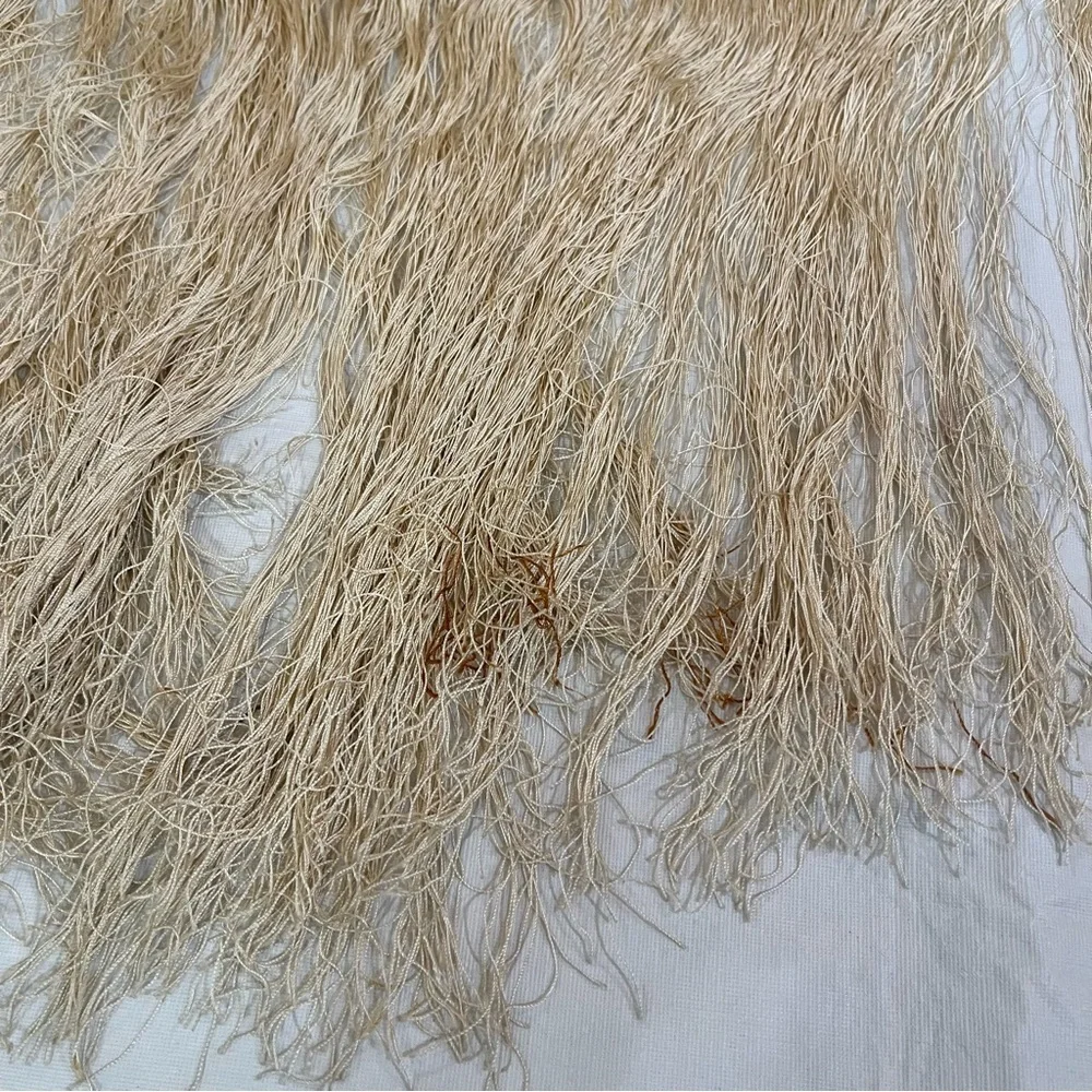 Vintage Japanese Silk Embroidered Manton Manila Piano Shawl